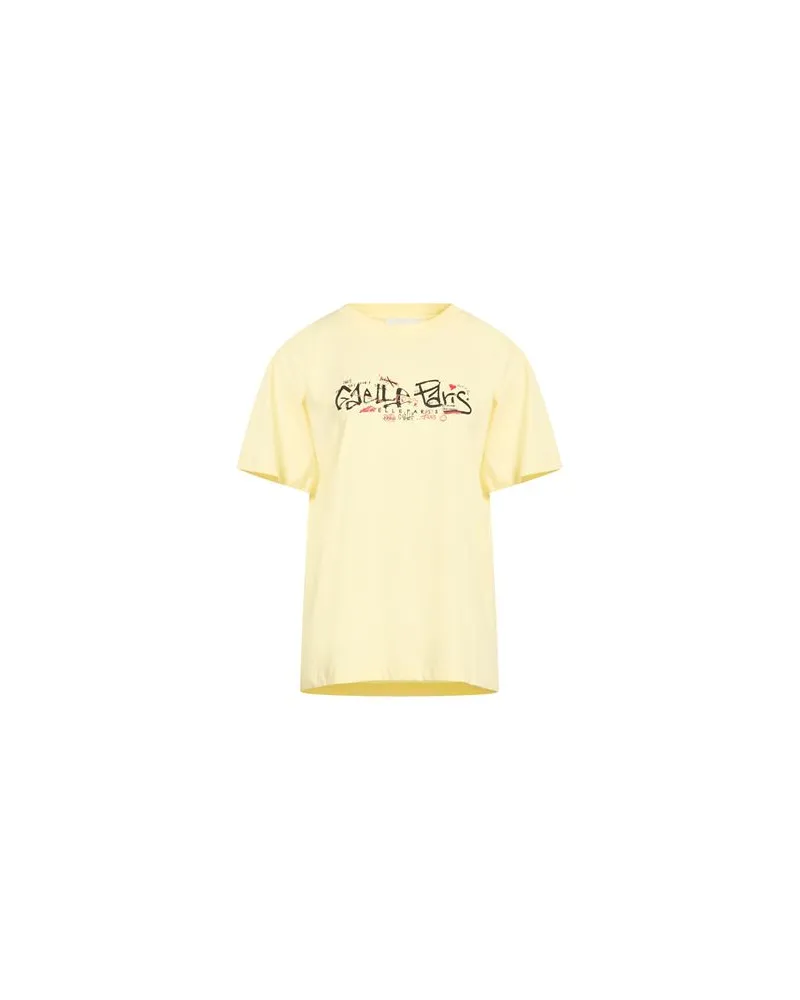 Gaëlle Bonheur TOPS - T-shirtsauf YOOX.COM Pastellgelb