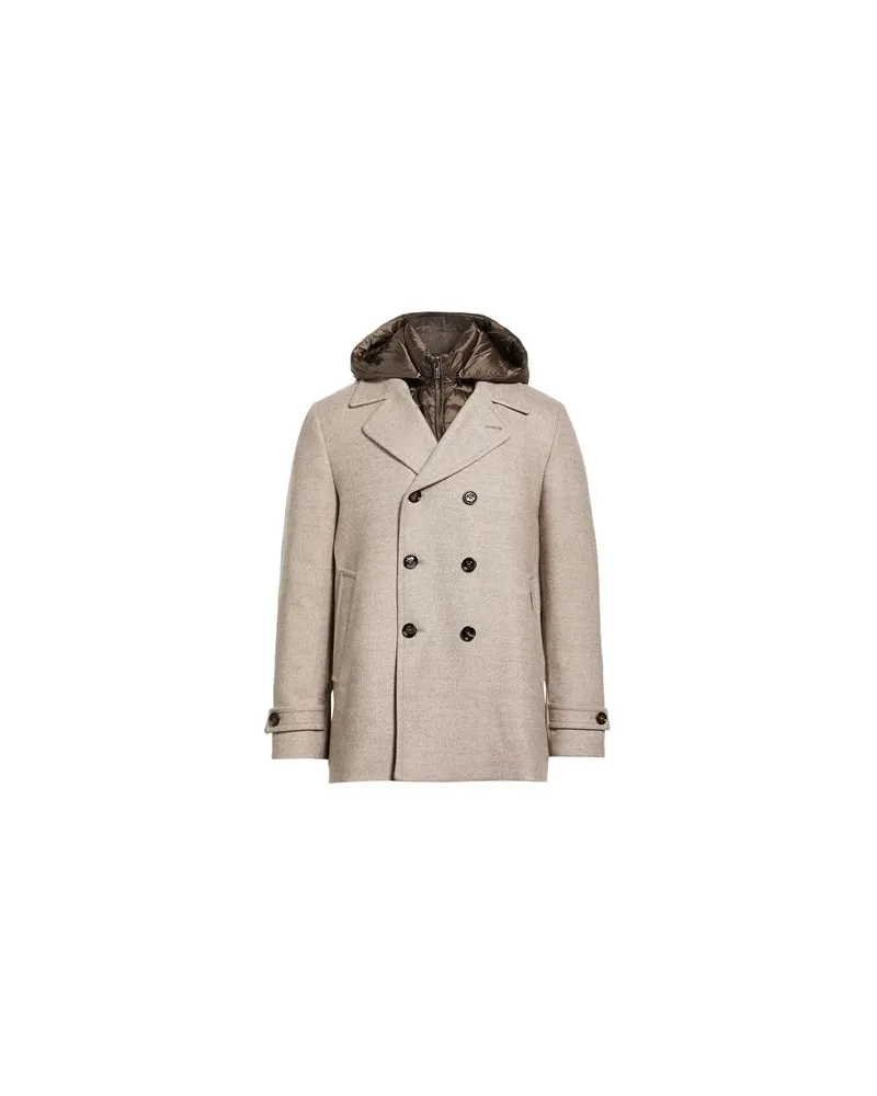MOORER JACKEN & MÄNTEL - Mäntelauf YOOX.COM Beige