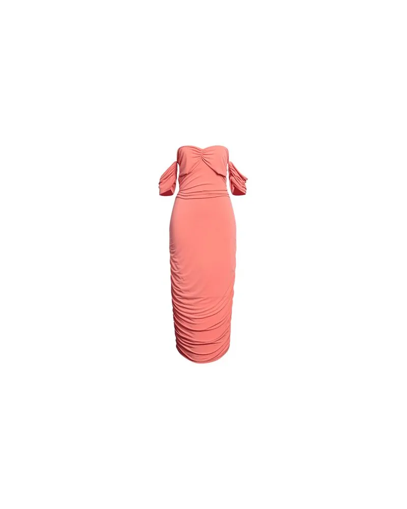 HAVEONE KLEIDER - Midi-Kleiderauf YOOX.COM Lachs