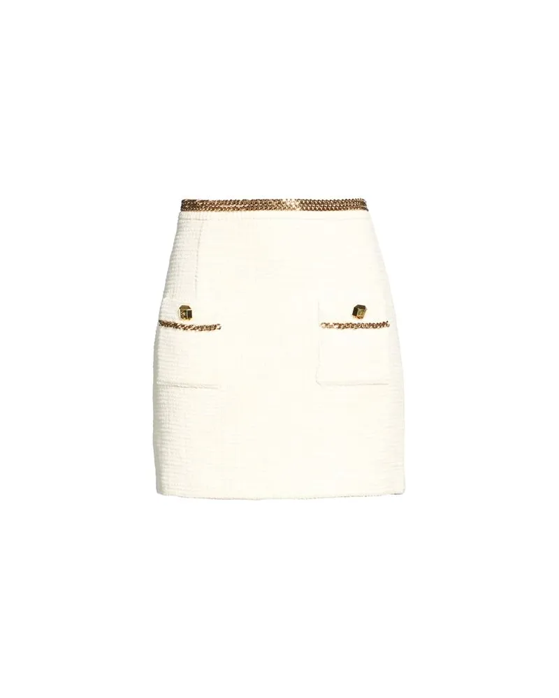 Elisabetta Franchi HOSEN & RÖCKE - Miniröckeauf YOOX.COM Cremeweiß