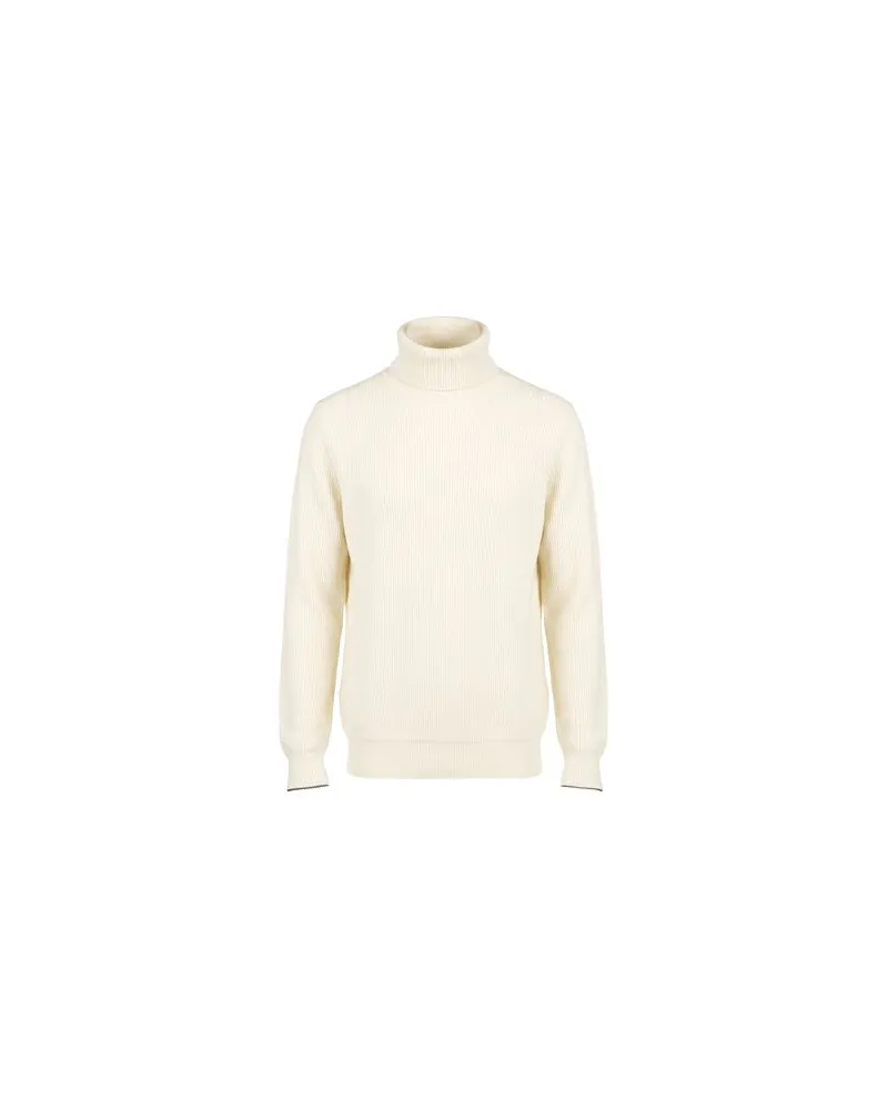 Brunello Cucinelli STRICKWAREN - Rollkragenpulloverauf YOOX.COM Cremeweiß