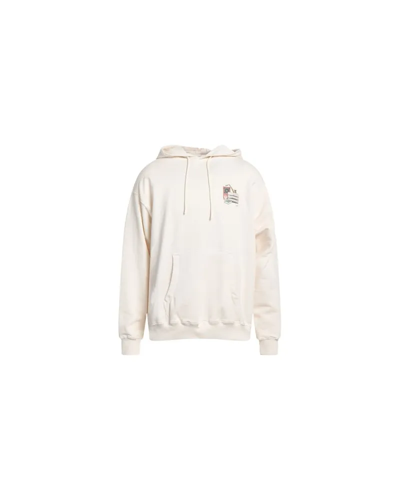 Drôle de Monsieur TOPS - Sweatshirtsauf YOOX.COM Cremeweiß