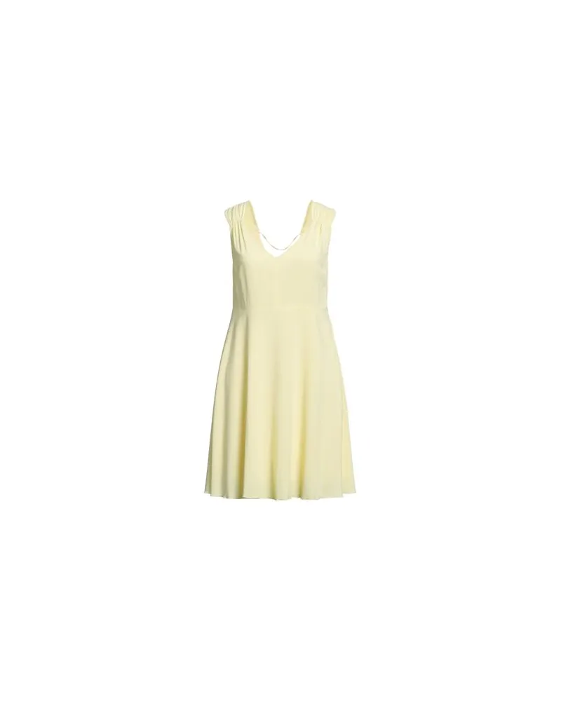 Patrizia Pepe KLEIDER - Mini-Kleiderauf YOOX.COM Pastellgelb