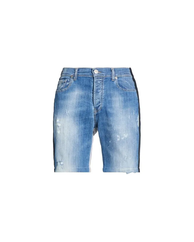 PMDS PREMIUM MOOD DENIM SUPERIOR HOSEN & RÖCKE - Jeansshortsauf YOOX.COM Blau