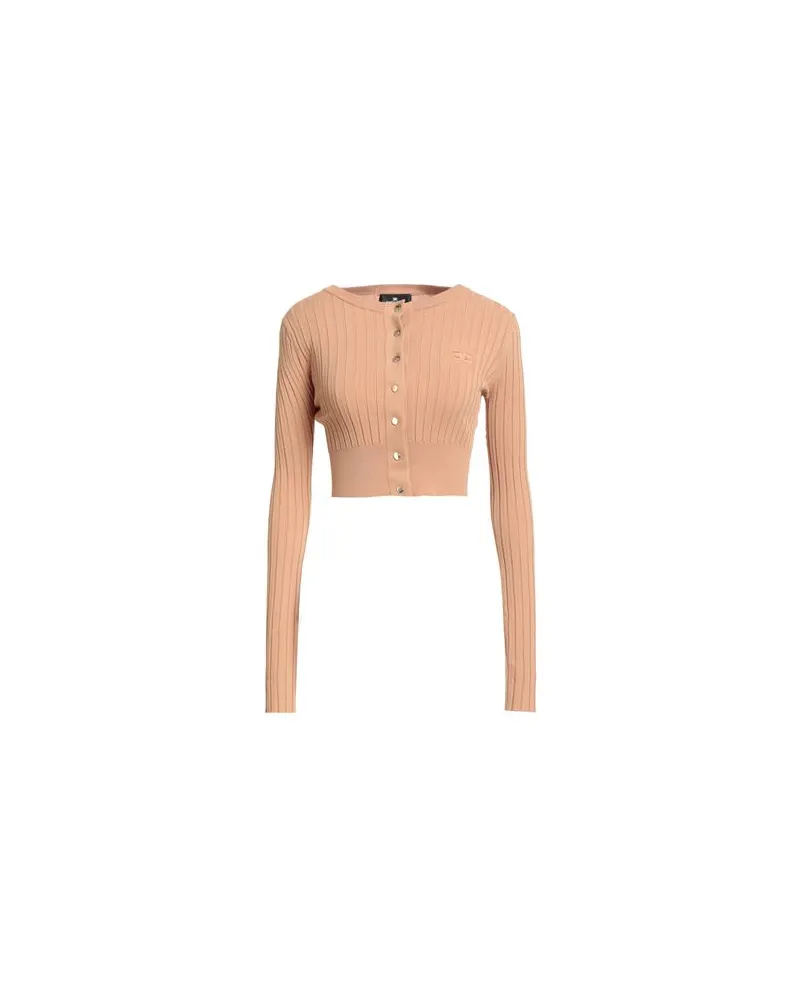 Elisabetta Franchi STRICKWAREN - Strickjackenauf YOOX.COM Kamel