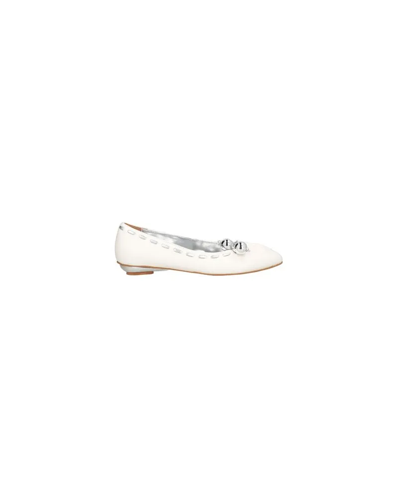 Divine Follie SCHUHE - Ballerinasauf YOOX.COM Weiß
