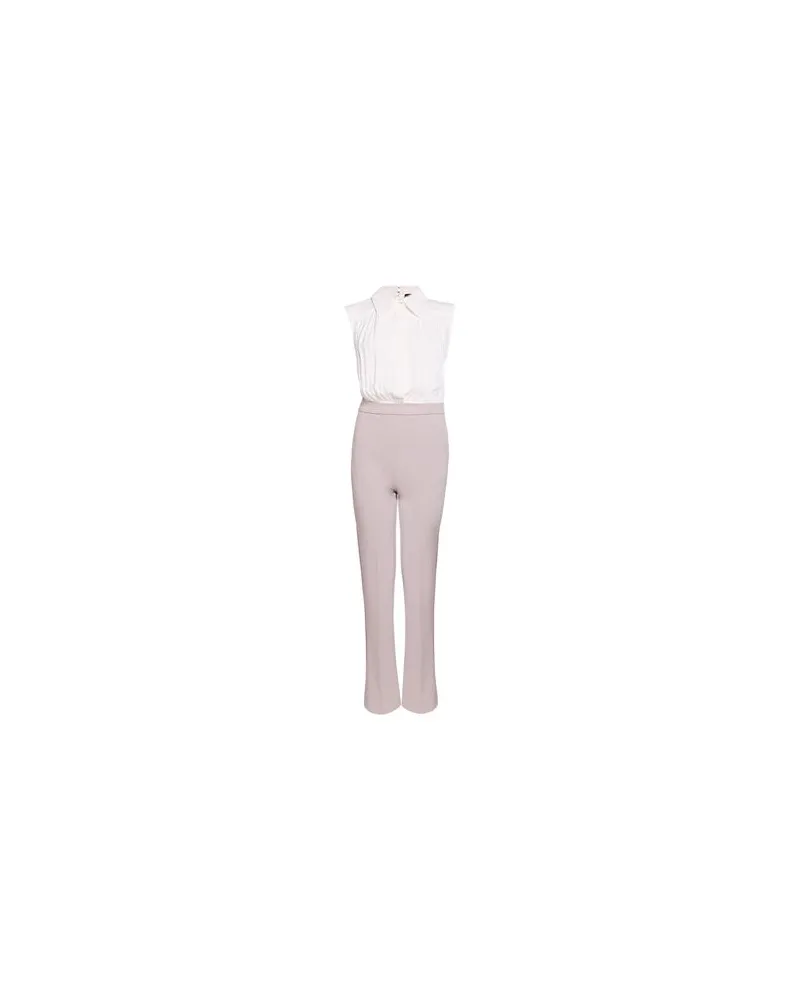 Elisabetta Franchi OVERALLS - Jumpsuitsauf YOOX.COM Beige
