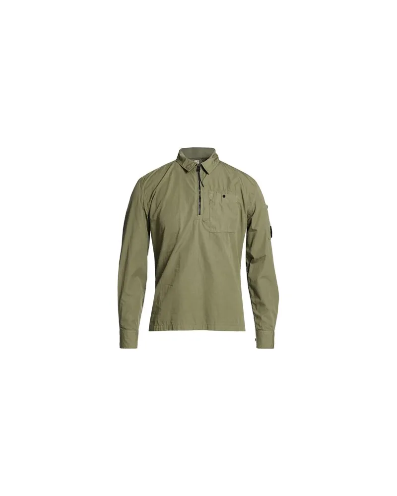 C.P. Company TOPS - Hemdenauf YOOX.COM Militärgrün