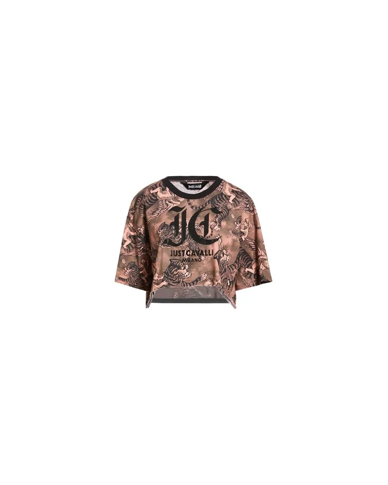 Just Cavalli TOPS - T-shirtsauf YOOX.COM Braun