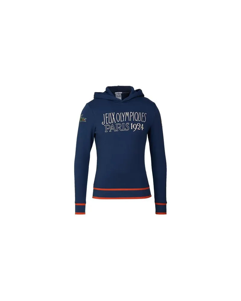 Lacoste TOPS - Sweatshirtsauf YOOX.COM Taubenblau