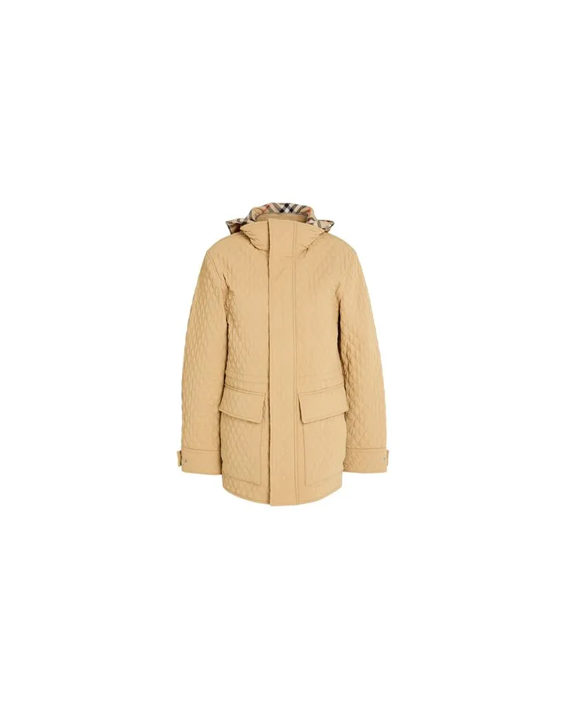 Burberry JACKEN & MÄNTEL - Pufferjacken & Daunenjackenauf YOOX.COM Sand
