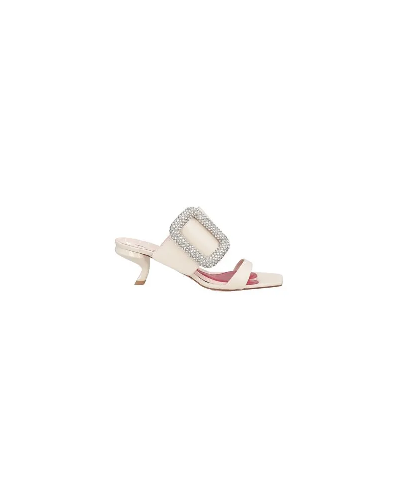 Roger Vivier SCHUHE - Sandalenauf YOOX.COM Elfenbein