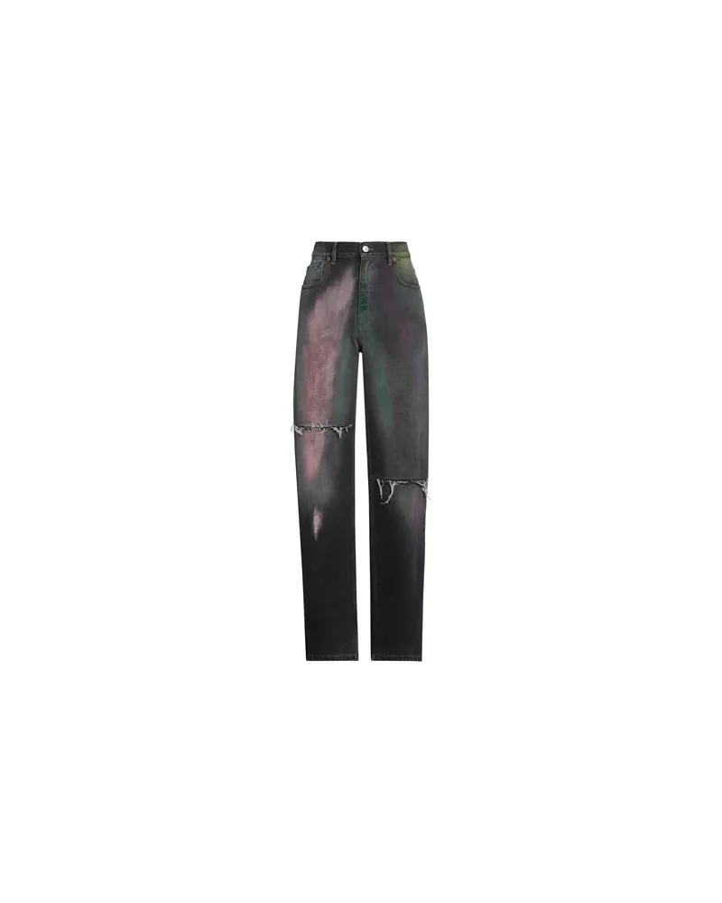 Maison Margiela HOSEN & RÖCKE - Jeanshosenauf YOOX.COM Schwarz