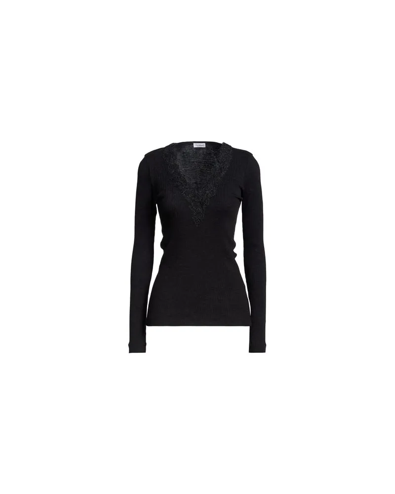 Brunello Cucinelli STRICKWAREN - Pulloverauf YOOX.COM Schwarz