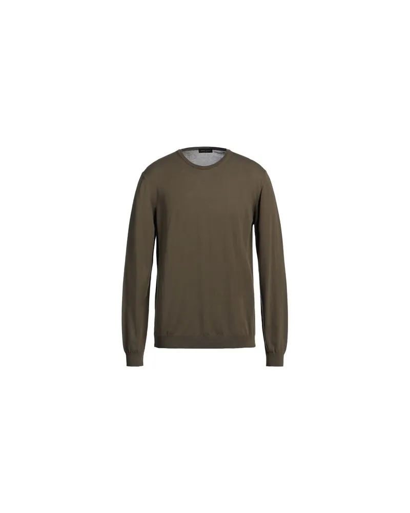 Roberto Collina STRICKWAREN - Pulloverauf YOOX.COM Militärgrün