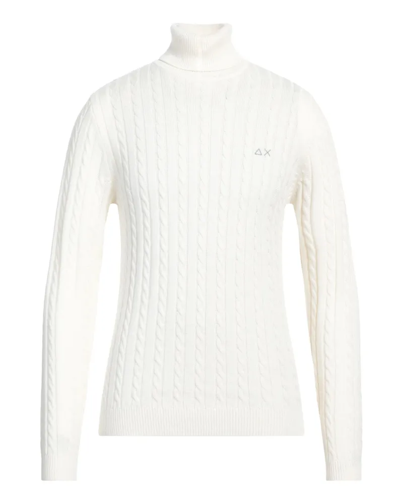 Sun68 Rollkragenpullover Elfenbein