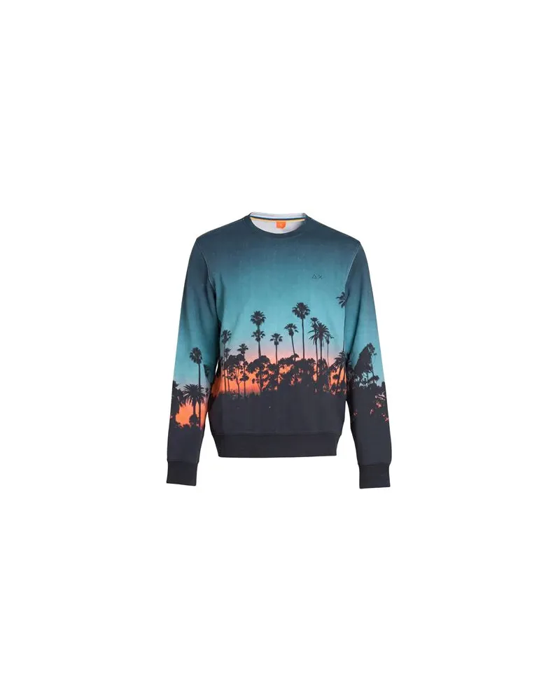 Sun68 TOPS - Sweatshirtsauf YOOX.COM Blau