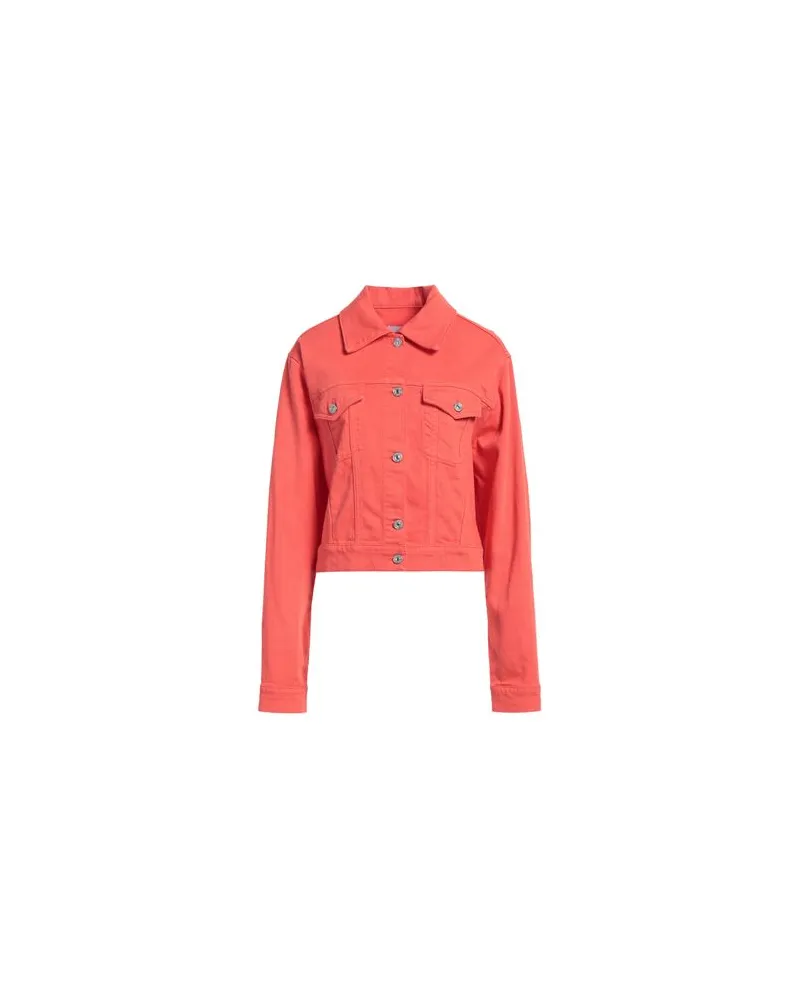 7 for all mankind JACKEN & MÄNTEL - Jeansjacken/Mäntelauf YOOX.COM Koralle