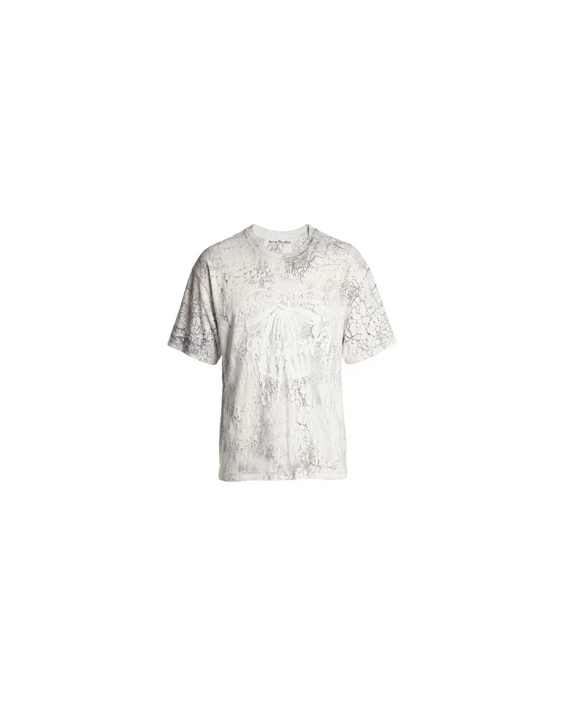 Acne Studios TOPS - T-shirtsauf YOOX.COM Cremeweiß