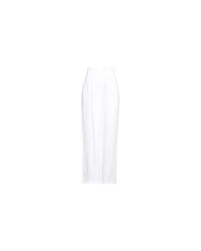 120% Lino HOSEN & RÖCKE - Hosenauf YOOX.COM Weiß