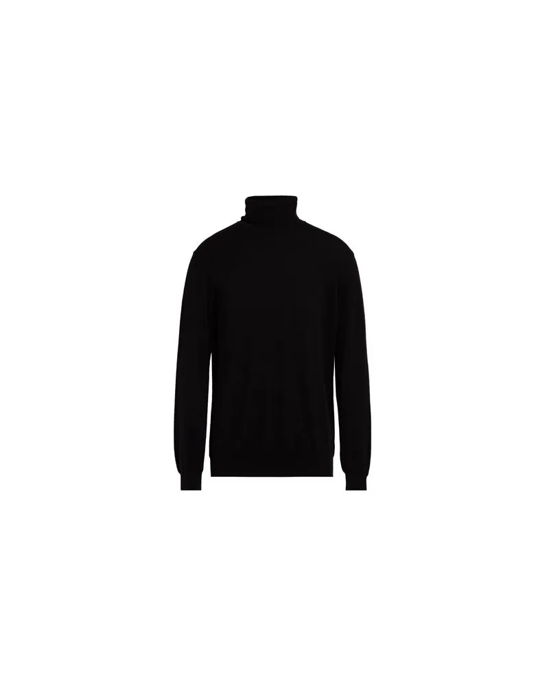 Alpha Studio STRICKWAREN - Rollkragenpulloverauf YOOX.COM Schwarz