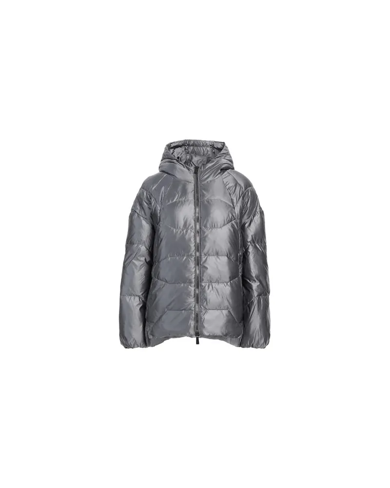 Manila Grace JACKEN & MÄNTEL - Pufferjacken & Daunenjackenauf YOOX.COM Grau