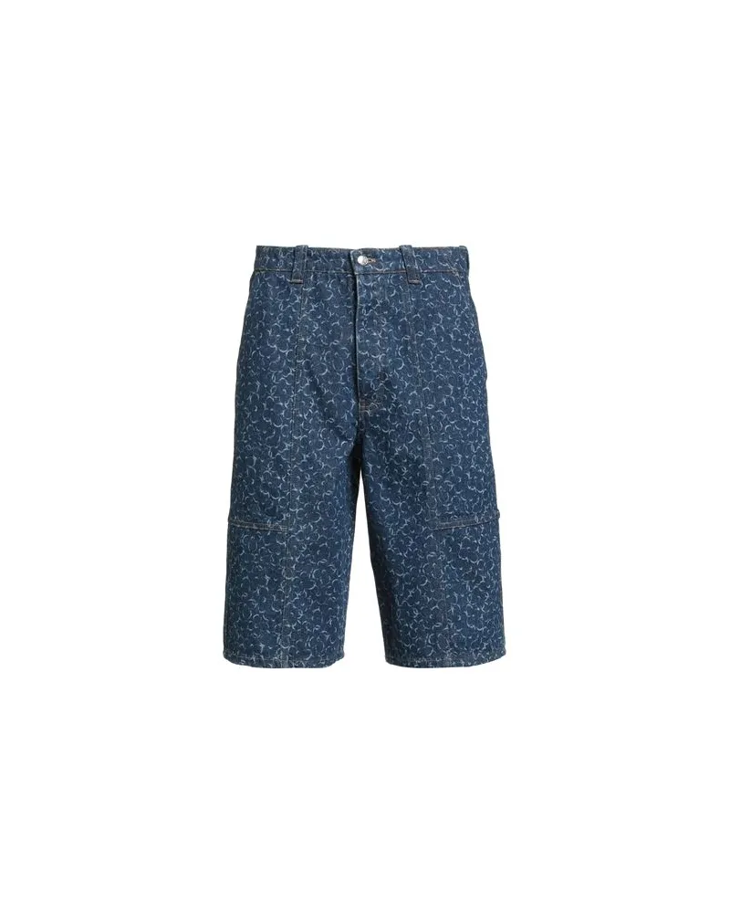 Kitsuné HOSEN & RÖCKE - Jeansshortsauf YOOX.COM Blau