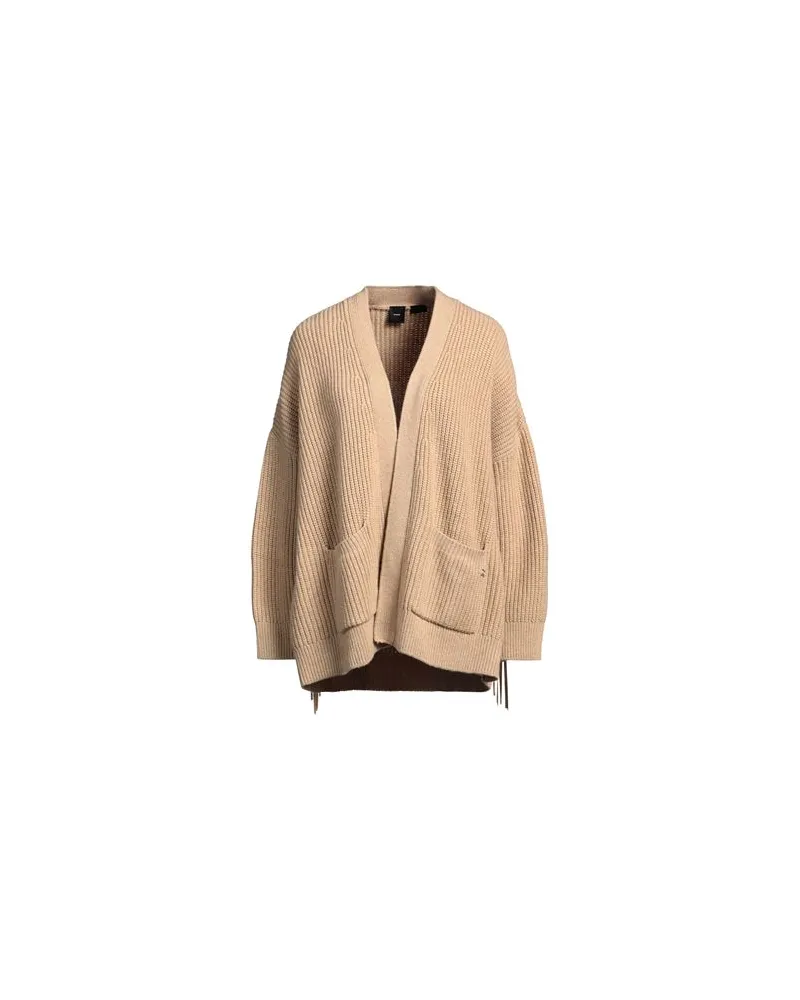 Pinko STRICKWAREN - Strickjackenauf YOOX.COM Kamel