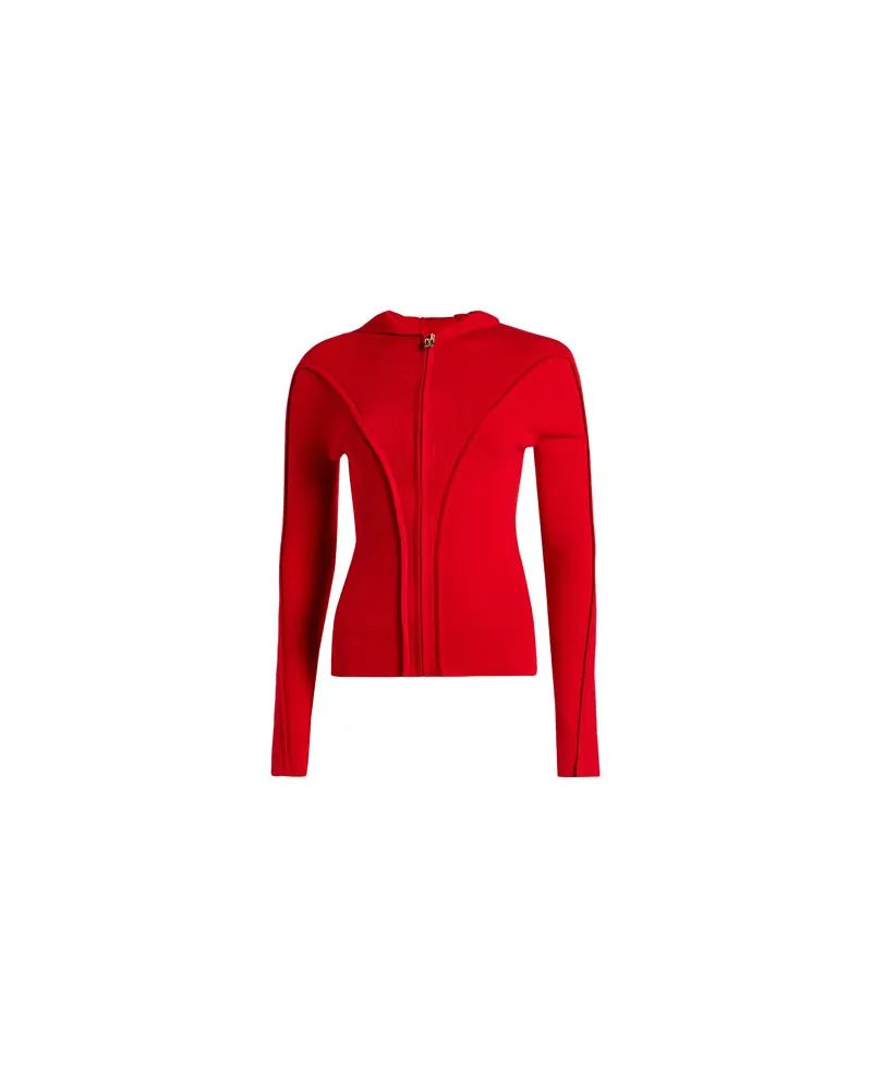Victoria Beckham STRICKWAREN - Strickjackenauf YOOX.COM Tomatenrot