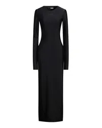 ROTATE Birger Christensen Maxi-Kleid Schwarz