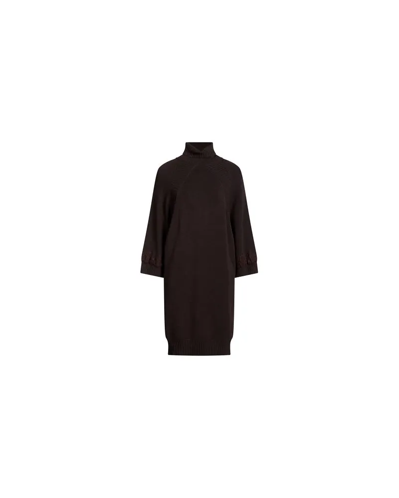 Ermanno Scervino KLEIDER - Mini-Kleiderauf YOOX.COM Schokobraun