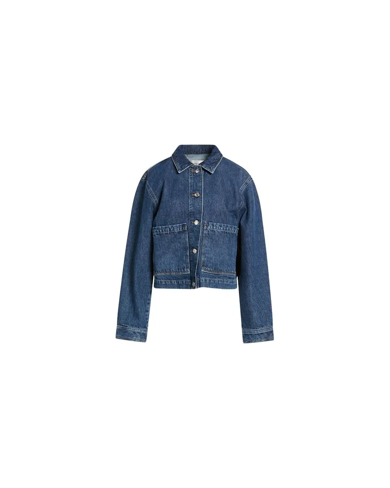 Frame Denim THE PATCH POCKET JACKET  - JACKEN & MÄNTEL - Jeansjacken/Mäntelauf YOOX.COM Blau