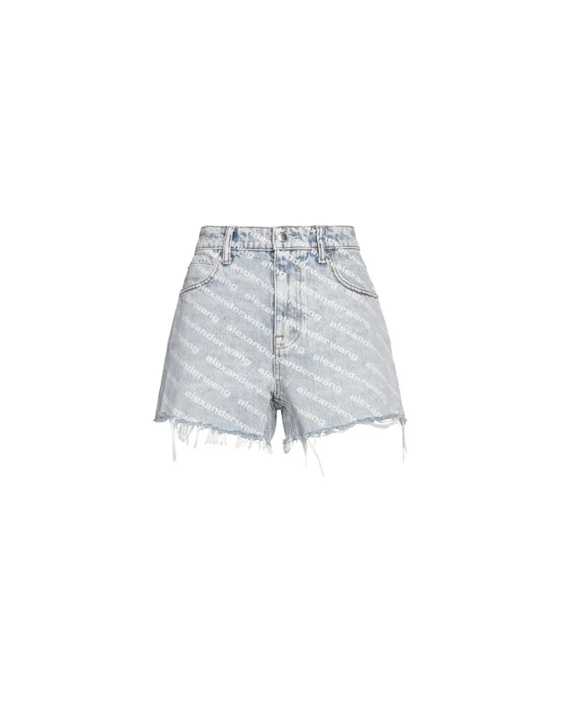 Alexander Wang HOSEN & RÖCKE - Jeansshortsauf YOOX.COM Blau