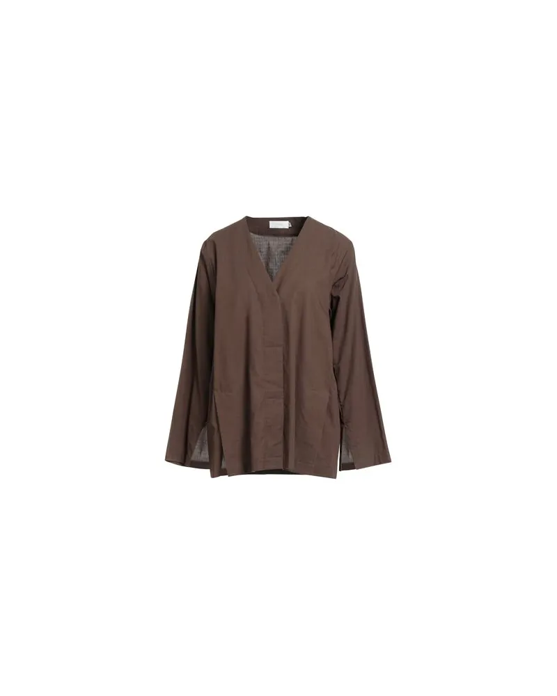 Elvine TOPS - Hemdenauf YOOX.COM Schokobraun