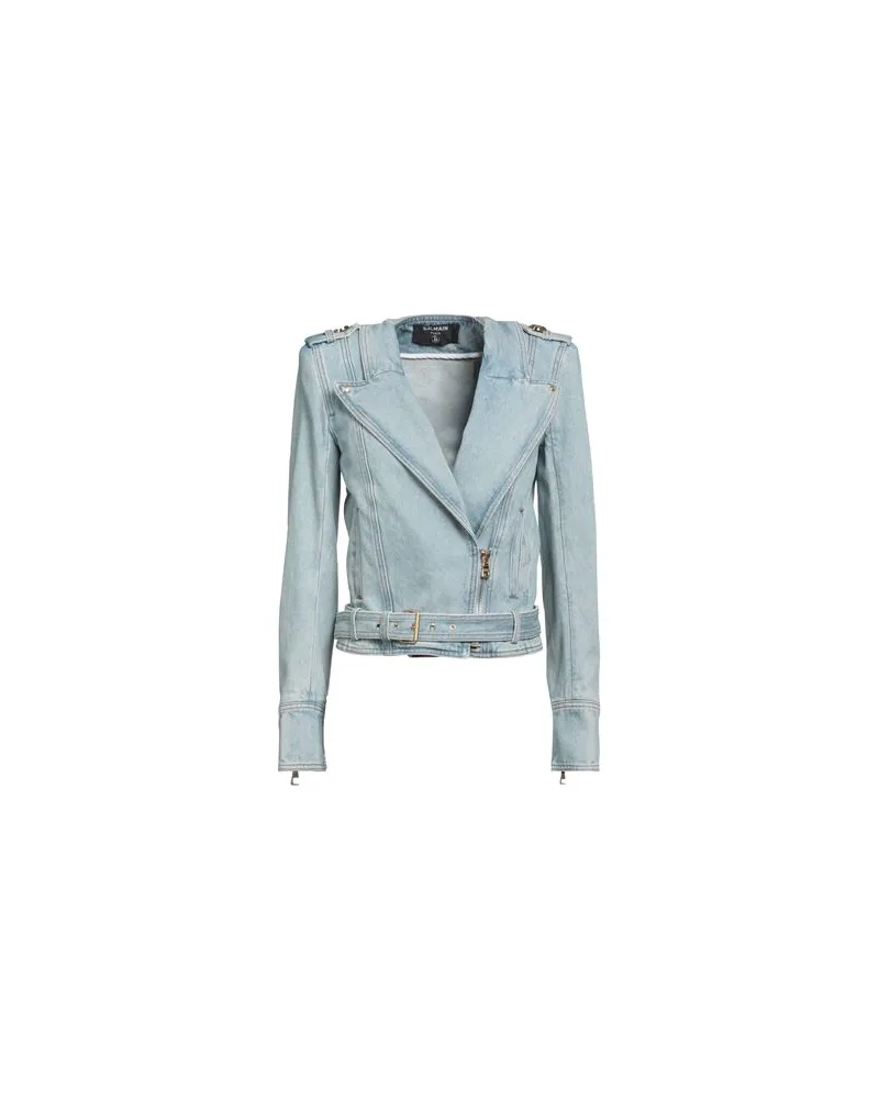 Balmain JACKEN & MÄNTEL - Jeansjacken/Mäntelauf YOOX.COM Blau