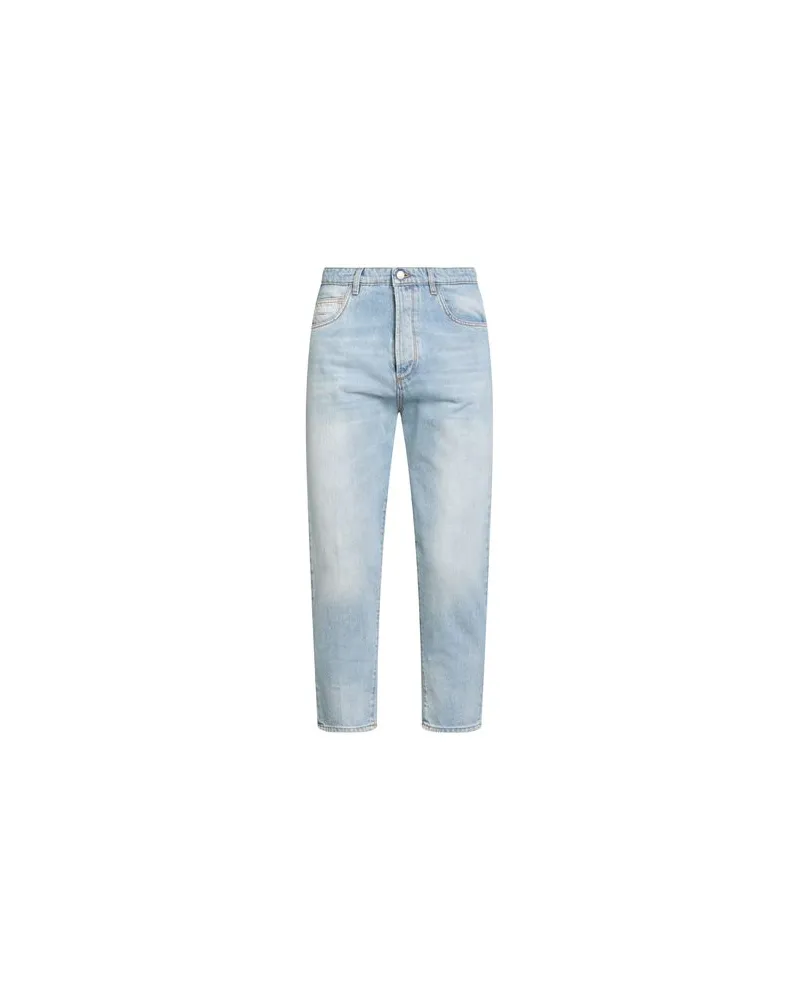 OFFICINA 36 HOSEN & RÖCKE - Jeanshosenauf YOOX.COM Blau