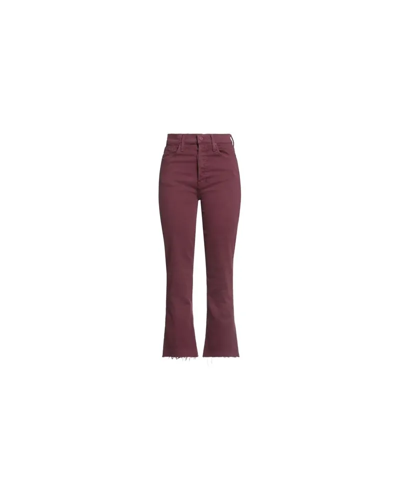 Mother HOSEN & RÖCKE - Jeanshosenauf YOOX.COM Bordeaux