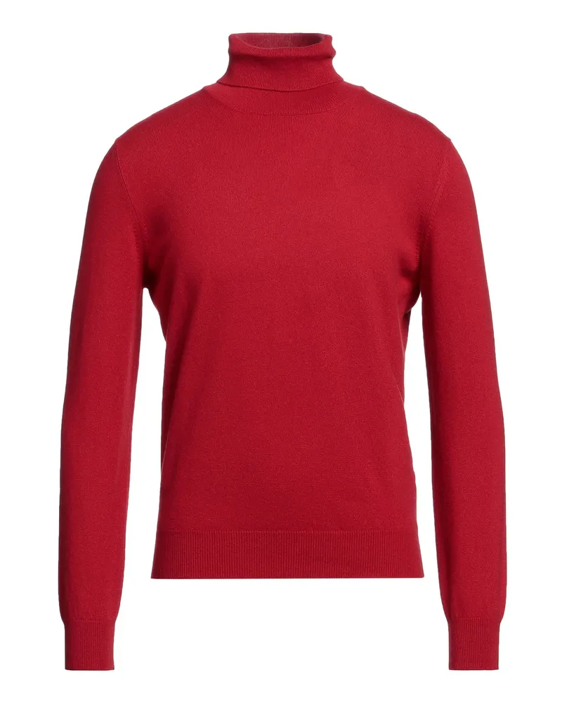 La Fileria Rollkragenpullover Tomatenrot