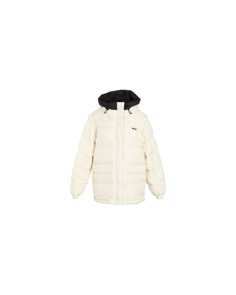 MSGM JACKEN & MÄNTEL - Pufferjacken & Daunenjackenauf YOOX.COM Beige