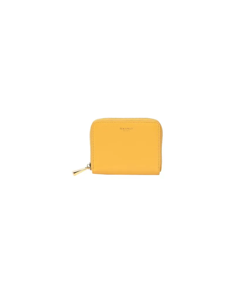 Serapian SMALL ZIP AROUND WALLET   - Kleinlederwaren - Brieftaschenauf YOOX.COM Ringelblume