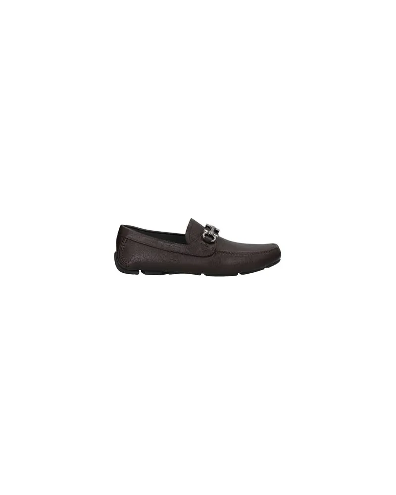 Ferragamo SCHUHE - Mokassinsauf YOOX.COM Dunkelbraun
