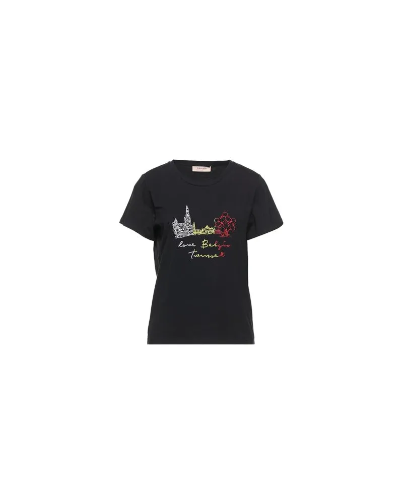 Twin-Set TOPS - T-shirtsauf YOOX.COM Schwarz