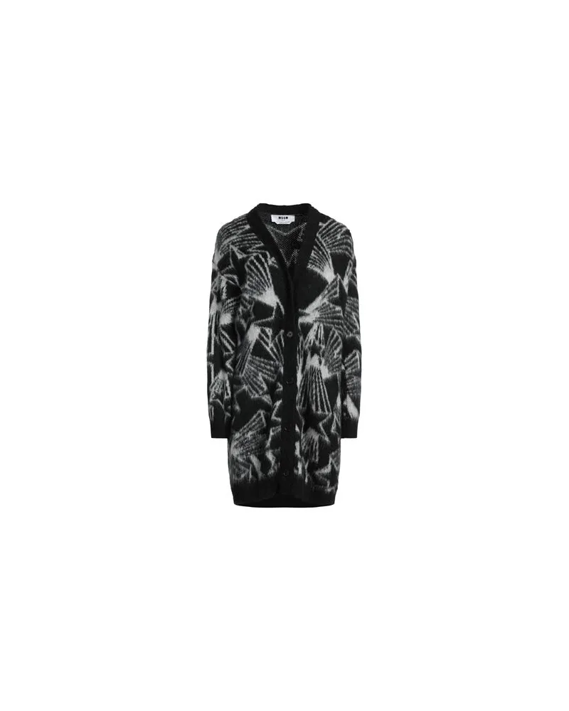 MSGM STRICKWAREN - Strickjackenauf YOOX.COM Schwarz