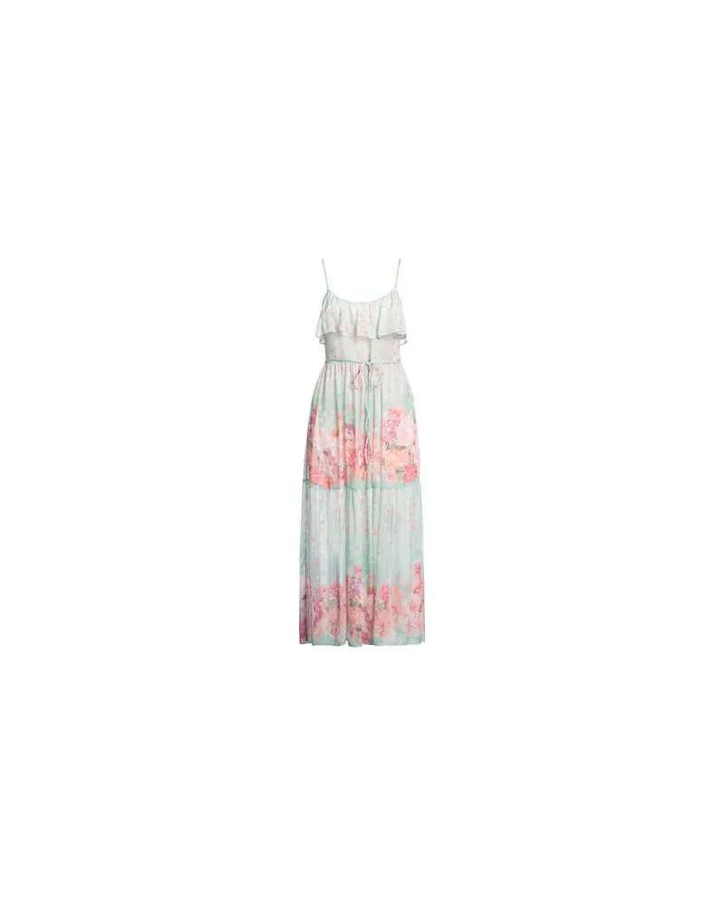 Twin-Set KLEIDER - Maxi-Kleiderauf YOOX.COM Säuregrün