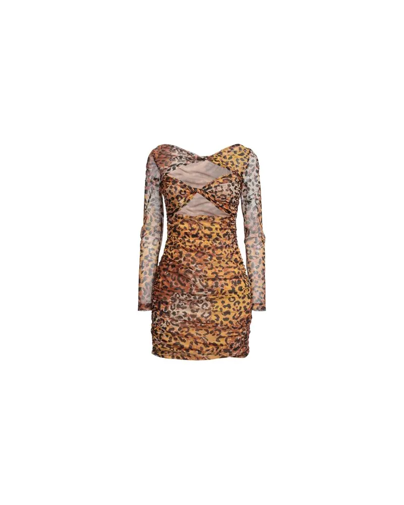 Just Cavalli KLEIDER - Mini-Kleiderauf YOOX.COM Braun