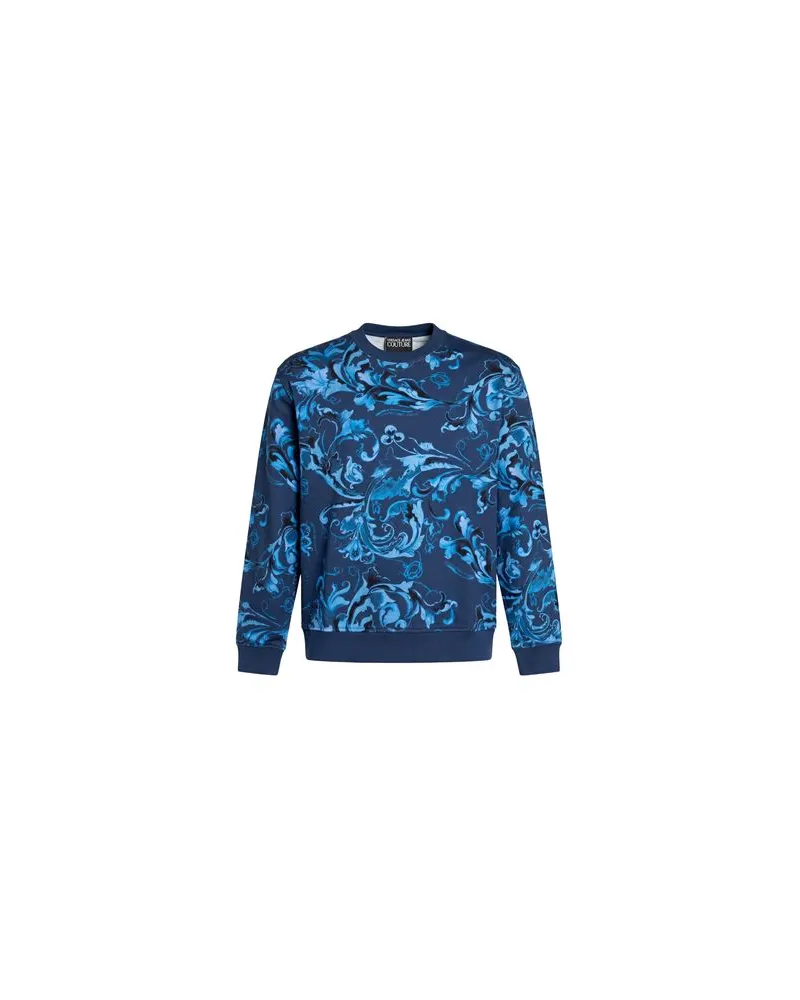 Versace Jeans TOPS - Sweatshirtsauf YOOX.COM Marineblau