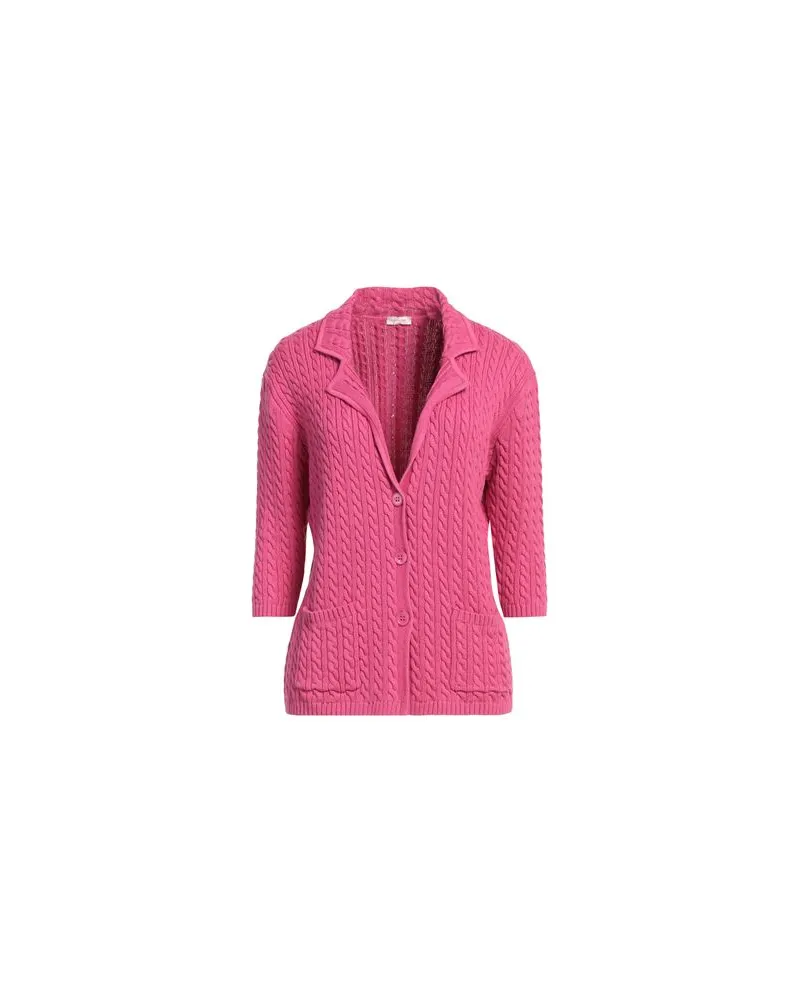 ROSSOPURO STRICKWAREN - Strickjackenauf YOOX.COM Fuchsia