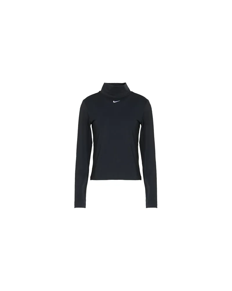 Nike ESSENTIAL LONG SLEEVE TOP  - TOPS - T-shirtsauf YOOX.COM Schwarz