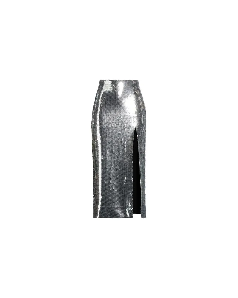 Semicouture HOSEN & RÖCKE - Midi-Röckeauf YOOX.COM Silber