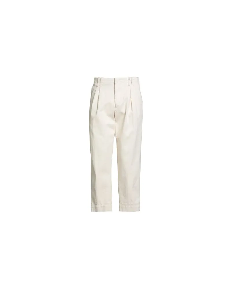 MYTHS HOSEN & RÖCKE - Jeanshosenauf YOOX.COM Elfenbein